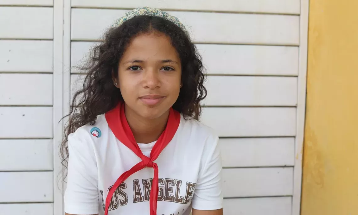 La ni&ntilde;a Luna Varona estudia el 6to grado y recomienda &ldquo;que escuchen a los ni&ntilde;os, porque nosotros decimos lo que pensamos, sin arreglar mucho las palabras como hacen los adultos&rdquo;.