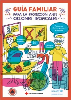Cover de la "Gu&iacute;a familiar para la protecci&oacute;n ante desastres naturales"