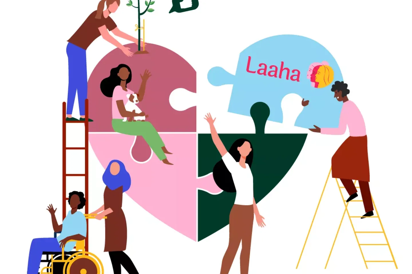 Laaha - A digital safe space for women and girls