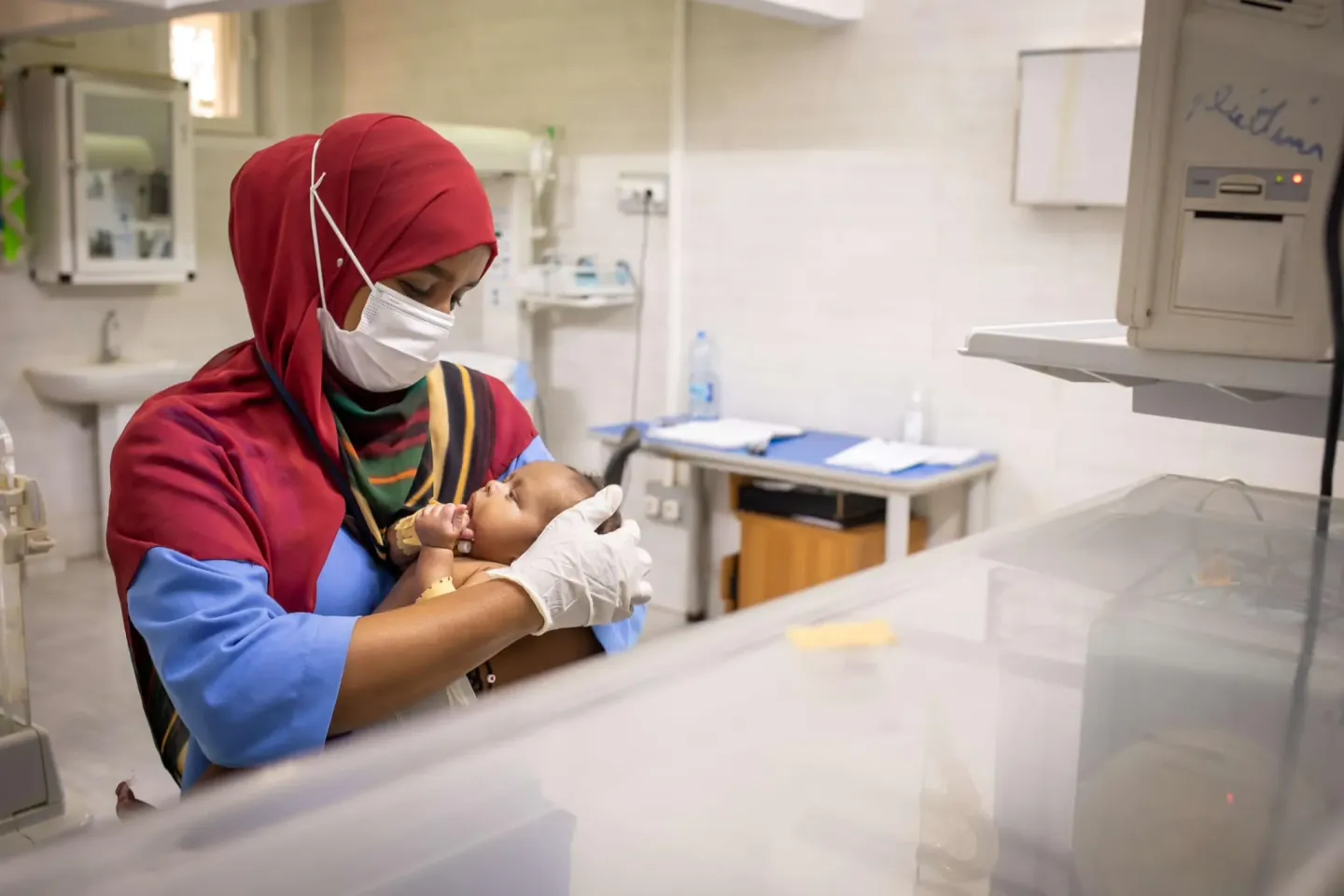 Infirmi&egrave;re, H&ocirc;pital Cheiko de Djibouti.