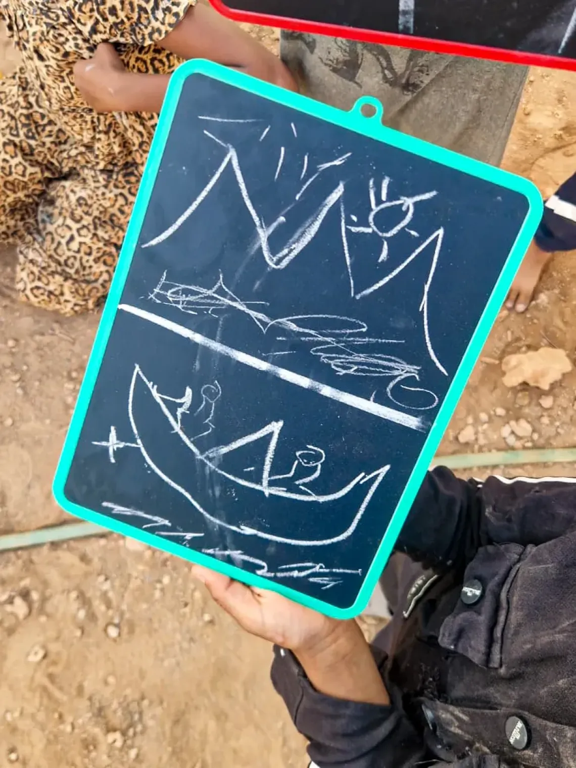 atelier de dessin avec les enfants 