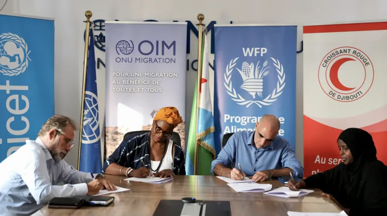 Signature UNICEF IOM WFP