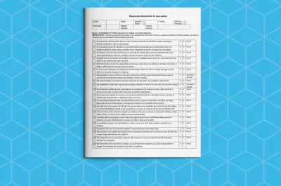 Cuestionario Pre-Post Test - COVER