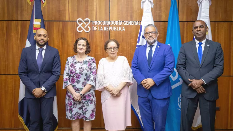 Funcionarios UNICEF y PGR