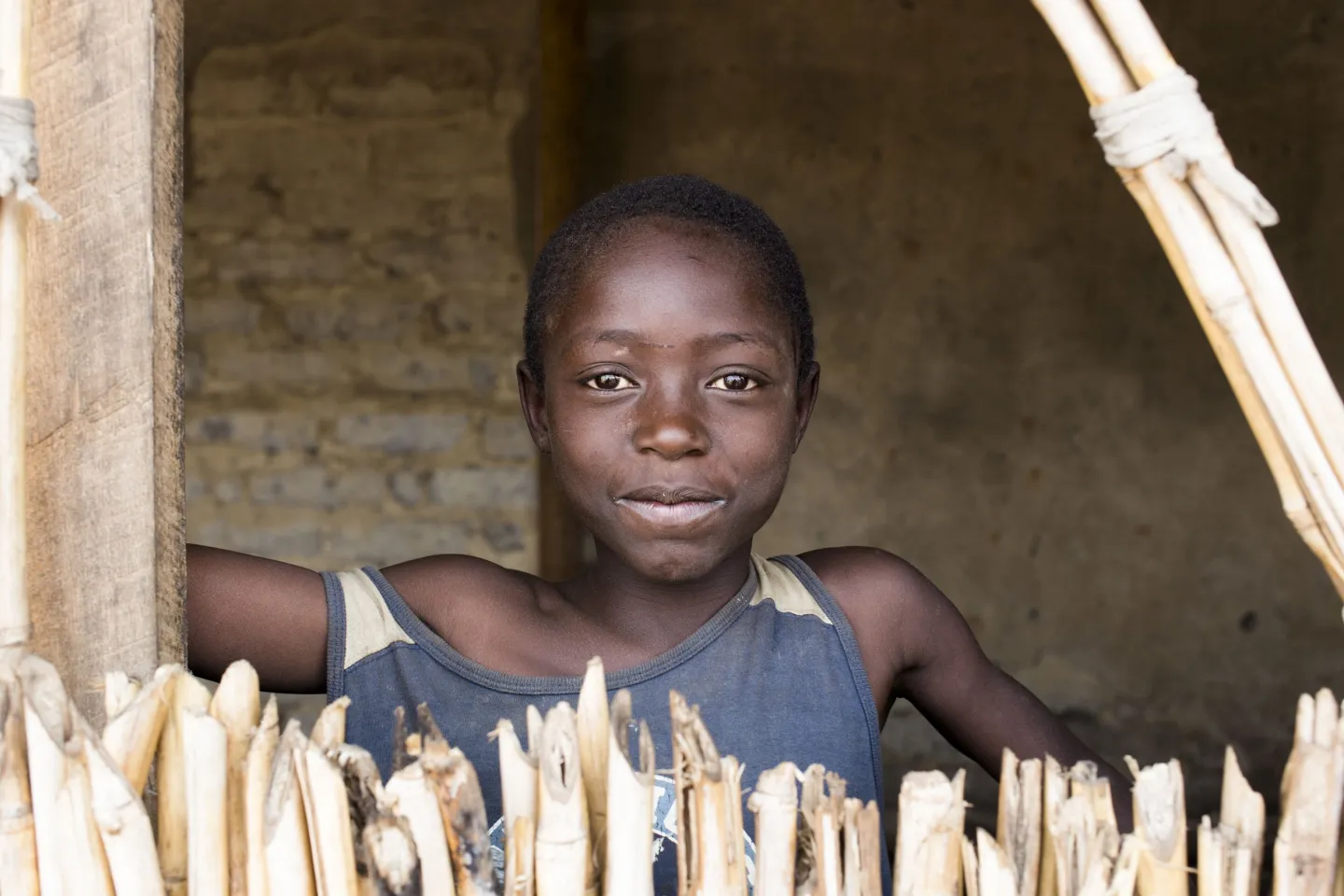 Un enfant souriant