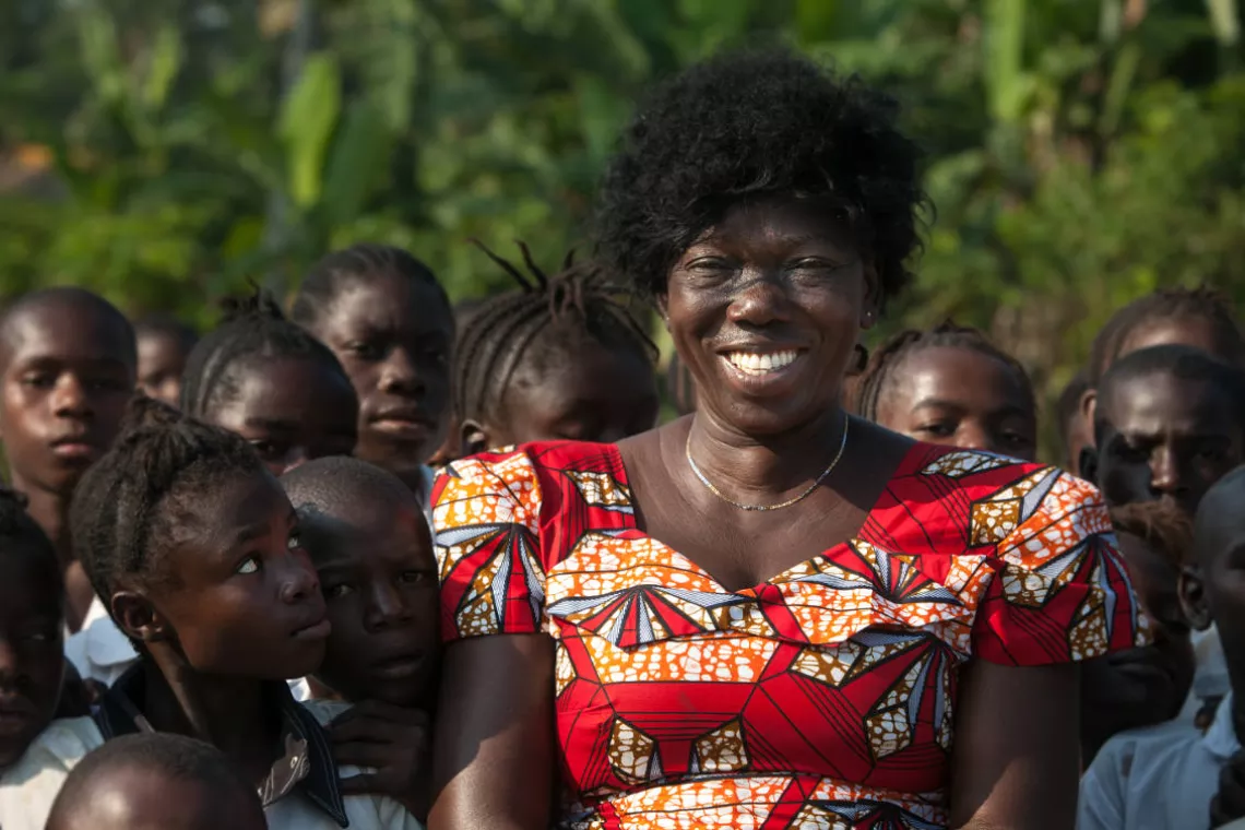Bernadette Kindumba du Minist&egrave;re du Budget &agrave;&nbsp;Bandundu