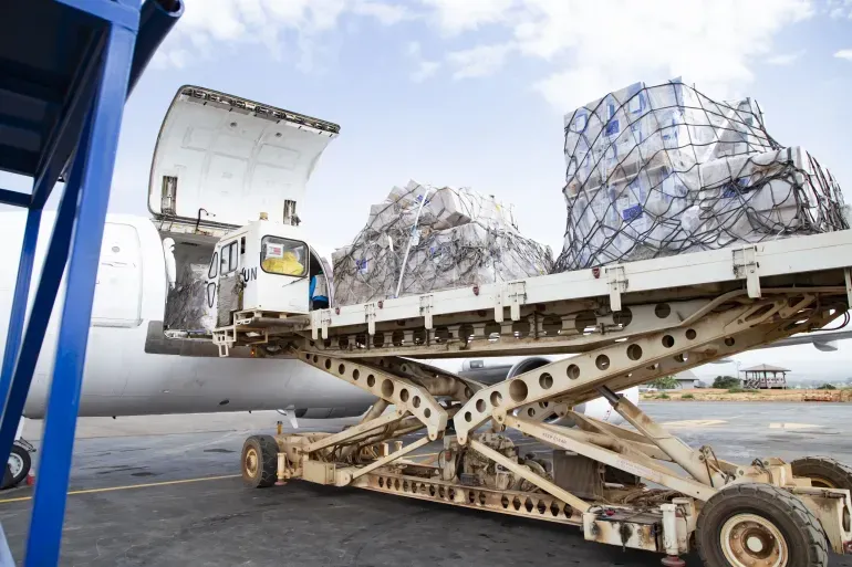 Unloading of supplies