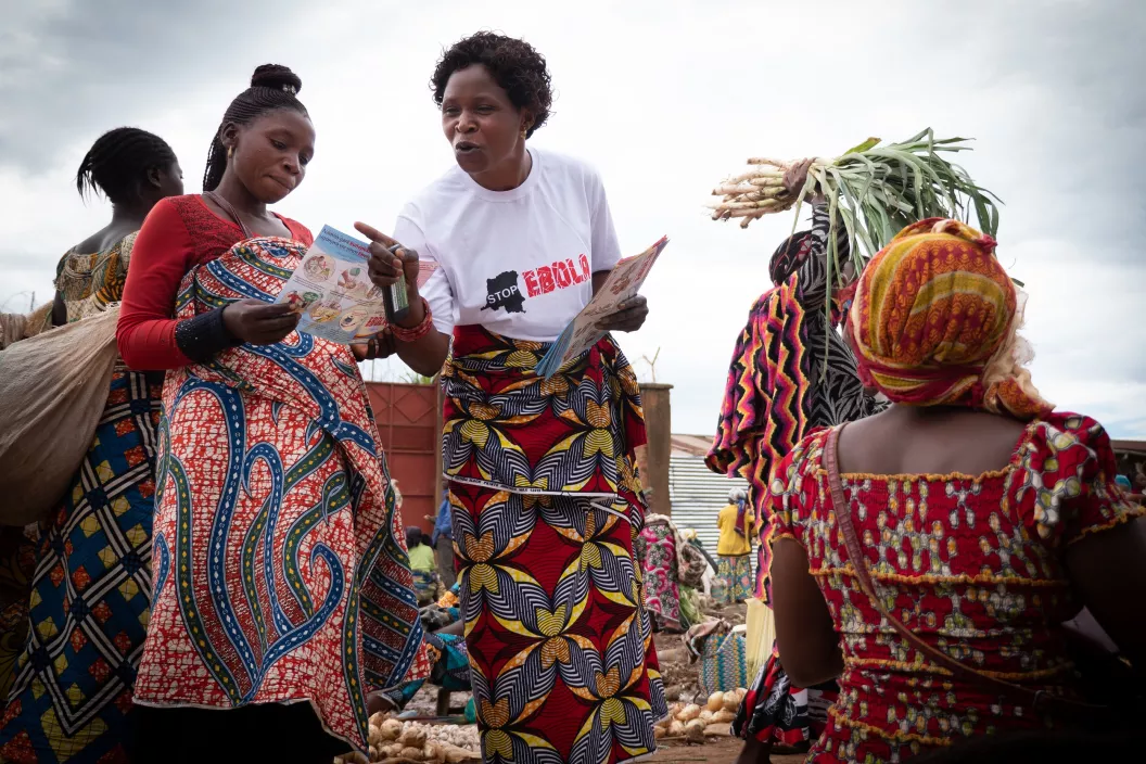 Une survivante d'Ebola sensibilise la population &agrave; l'est de la R&eacute;publique D&eacute;mocratique du Conog