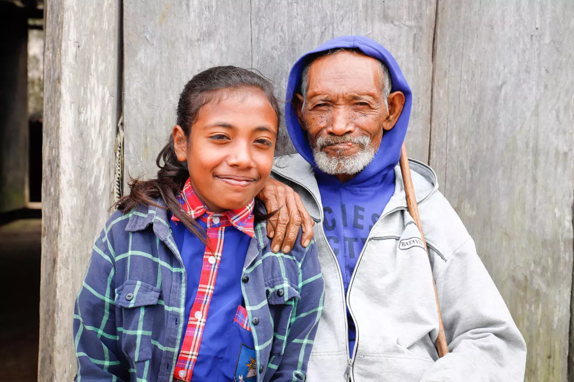 A teenage girl with her Dad