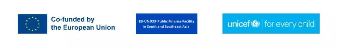 Co-funded by the EU logo and the UNICEF Logo
