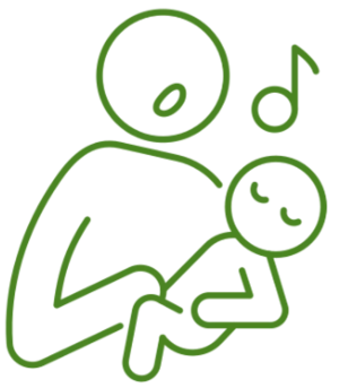 Mother and her child icon