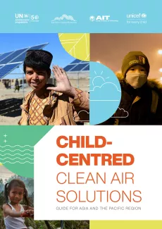 Child-centred clean air solutions technical summary guide cover