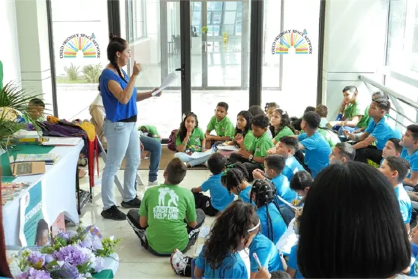 Photo of a child friendly space 