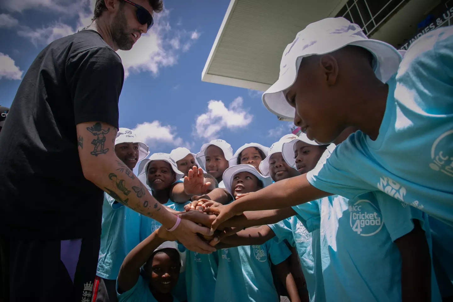 Children in Barbados at Cricket4Good