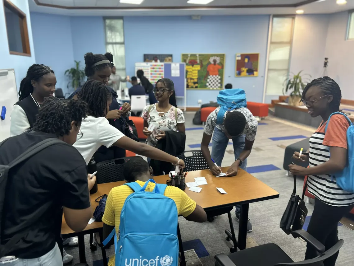 Child Rights Ambassadors at Training