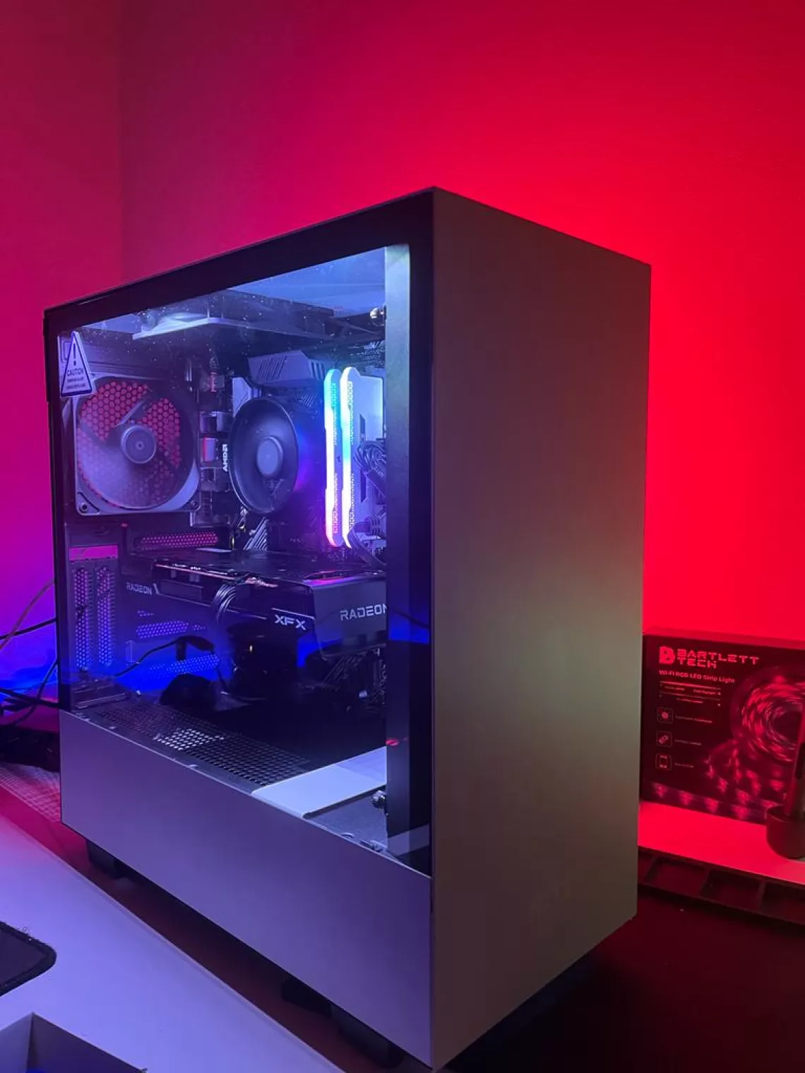Micaiah recently assembled this high-end computer