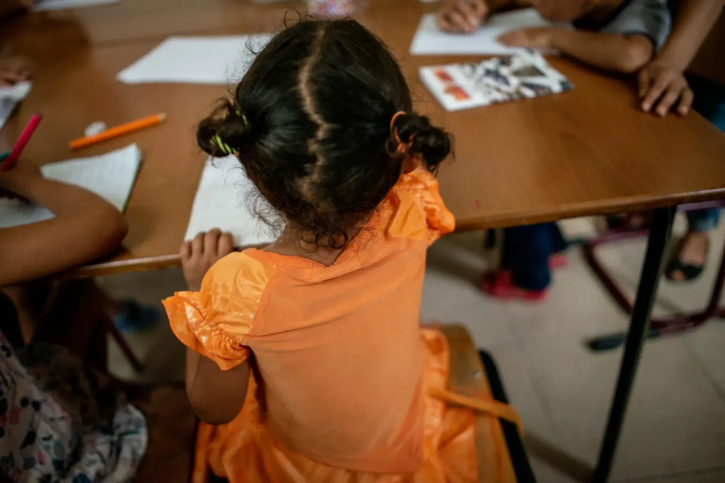 Daily activities at the drop-in daily centre in the ARSIS NGO in Tirana, Albania on 8 June 2018