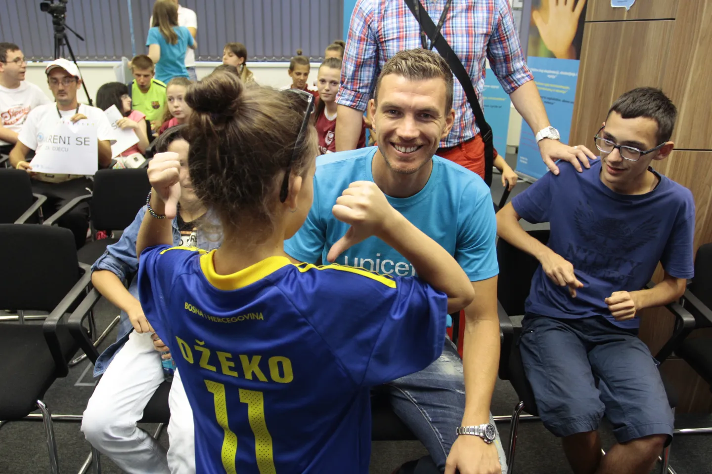Edin Dzeko, UNICEF National Ambassador in Bosnia and Herzegovina