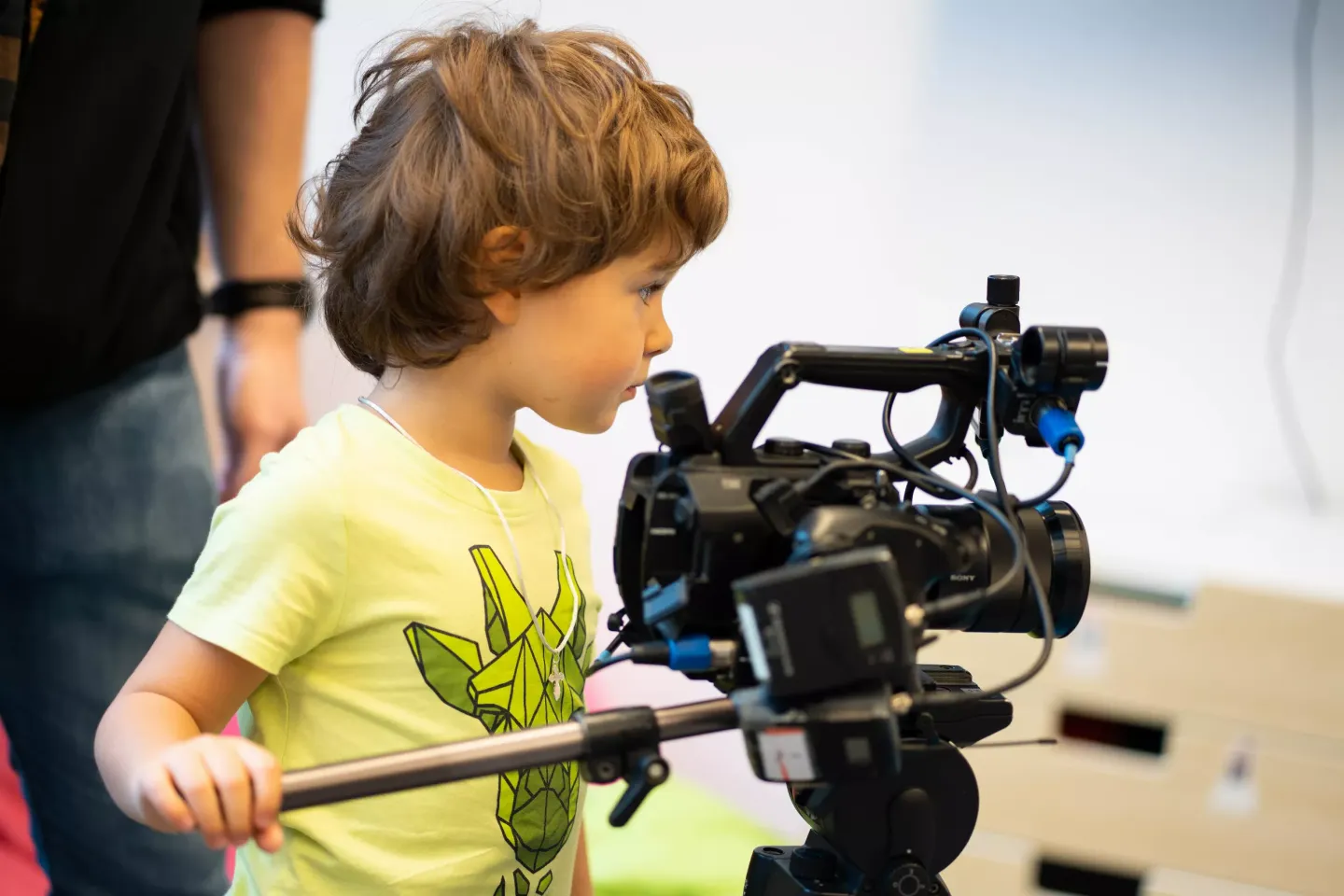 Four-year-old Pavel from Kharkiv, Ukraine attends a Play and Learning Hub in Dubravka.
