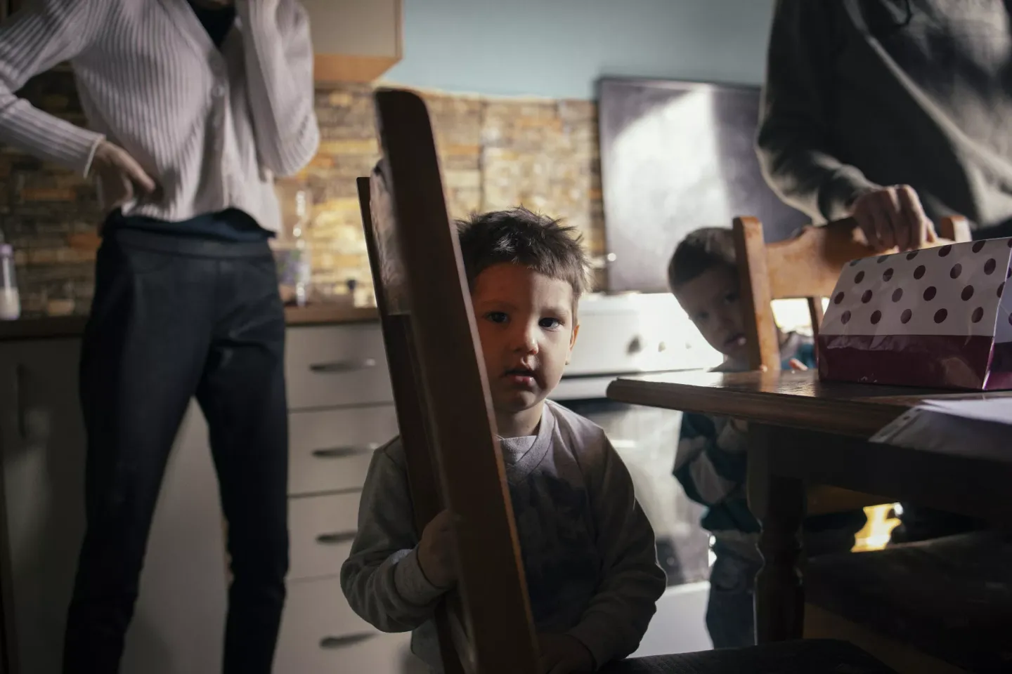 The Kostić family lives in the territory of the city of Jagodina. The family has 6 members, 4 of whom are children aged 1 up to 4 years. The family's income is mostly from social assistance.