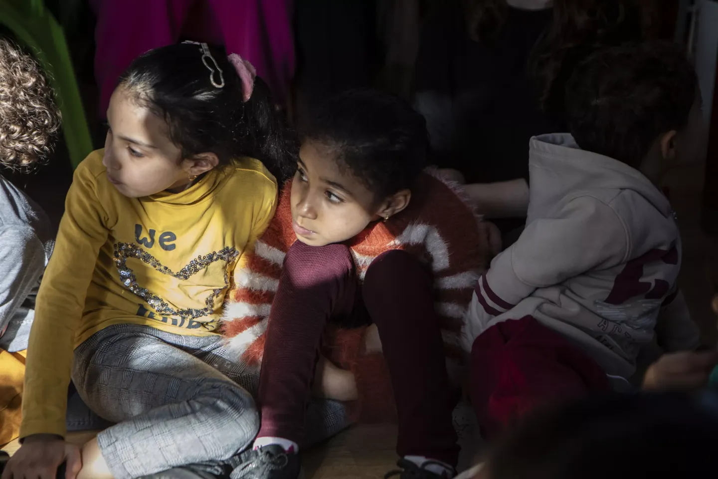 At the Solidarity Center of the Municipality of Athens, where SolidarityNow implements Non-Formal Education programs for refugee and immigrant children as part of the "All Children in Education" initiative on January 24, 2024. Children of all ages and from different countries welcomed the guests, talked with them about their progress at school and shared their dreams for the future.