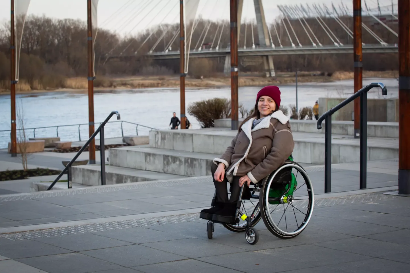 Zoriana has been using a wheelchair since the age of four, which has not stopped her from leading an active life. 