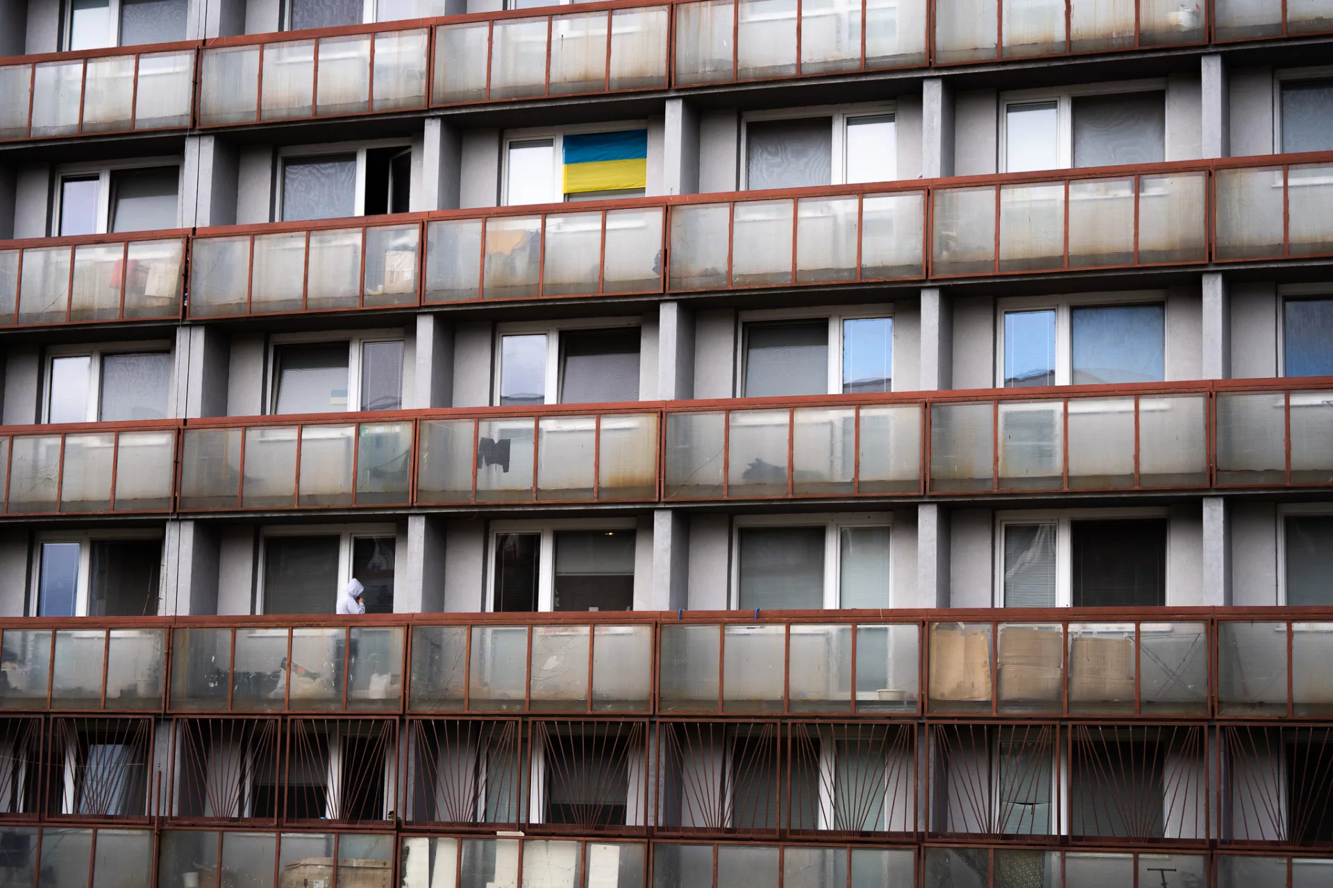Building of the Humanitarian Center in Gabč&iacute;kovo.