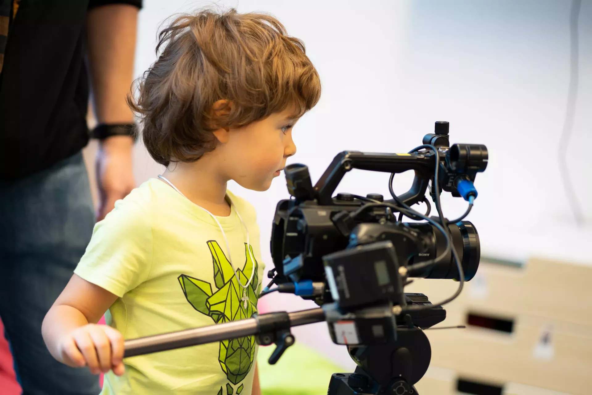 Four-year-old Pavel from Kharkiv, Ukraine attends a Play and Learning Hub in Dubravka.