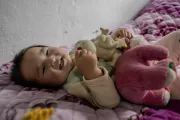 Child smiles
