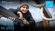 6-year-old Timur is a child with special needs.