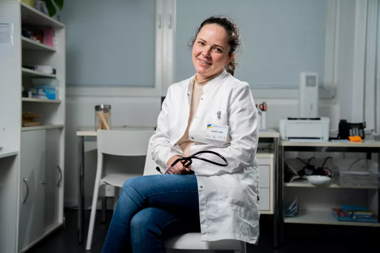 Tatiana, a Slovak doctor, works as a paediatrician at the Rovniankova clinic in Bratislava.