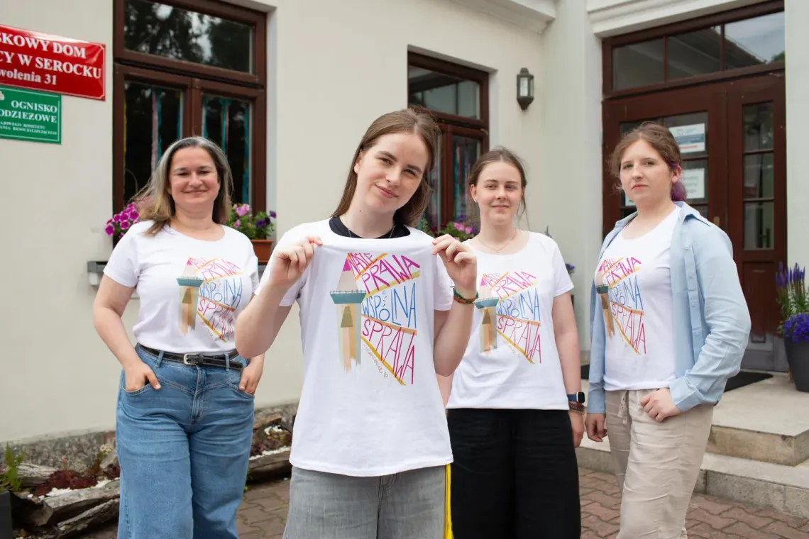During a youth bootcamp in Serock before the new school year, participants co-create the nationwide campaign 'Our rights. A shared responsibility', promoting student rights.