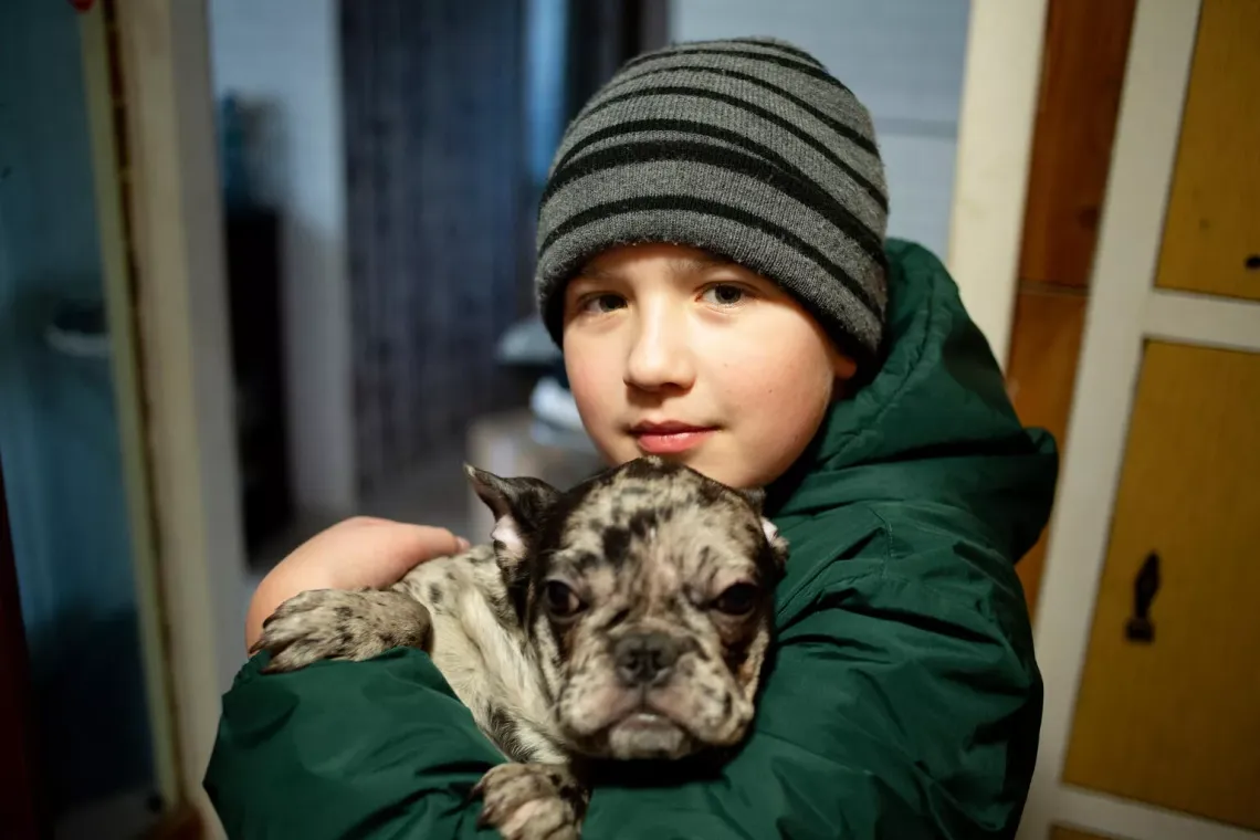 Day with Ukrainian refugee Dawlat in Warsaw.