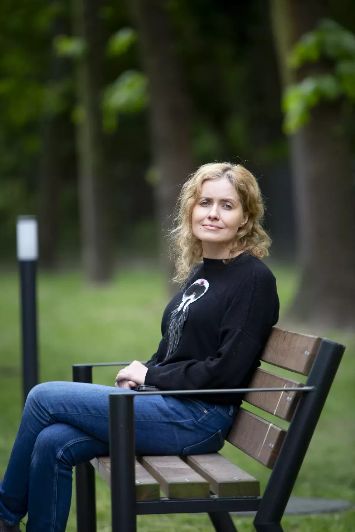 40-year-old Iryna fled Ukraine with her two sons. Her 13-year-old son Maksym lives with autism and a rare genetic condition.