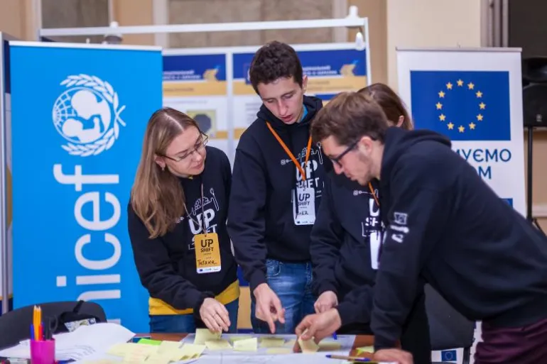 UPSHIFT Ukraine empowers young people by developing their social entrepreneurial skills and providing funds for youth-driven projects.