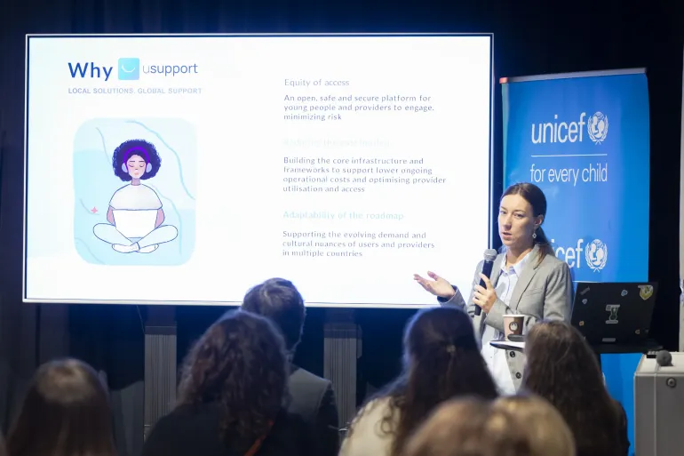 The uSupport programme &ndash; an innovative online platform for psychological support developed with UNICEF &ndash; was officially launched in Poland on 10 October 2025, marking World Mental Health Day