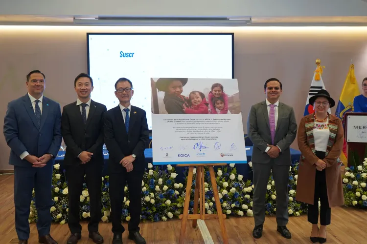 El Ministerio de Salud, KOICA y UNICEF unen esfuerzos para prevenir la desnutrici&oacute;n cr&oacute;nica en Chimborazo y Bol&iacute;var