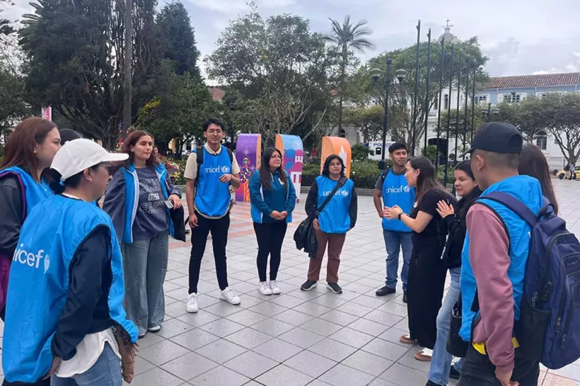 Face to Face en UNICEF Ecuador: una conversaci&oacute;n cambia vidas