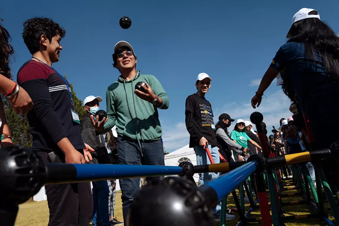 40 j&oacute;venes participaron en taller para aportar a compromisos del Ecuador frente al cambio clim&aacute;tico