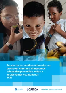 Estado de las pol&iacute;ticas enfocadas en promover entornos alimentarios saludables para ni&ntilde;as, ni&ntilde;os y adolescentes ecuatorianos