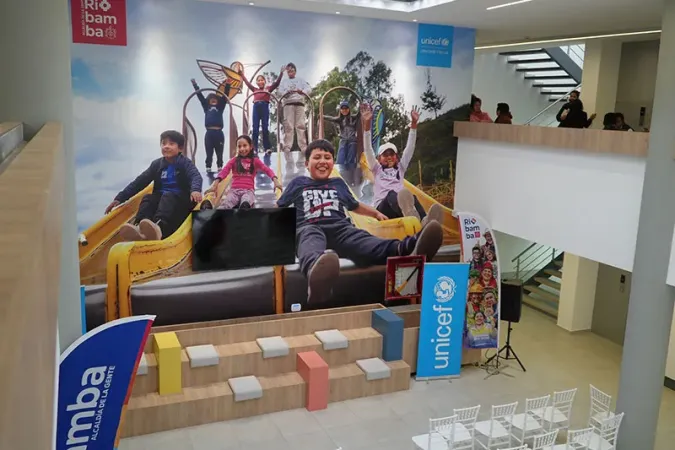 UNICEF y el Municipio de Riobamba inauguran el Espacio de Desarrollo Integral para la ni&ntilde;ez y adolescencia