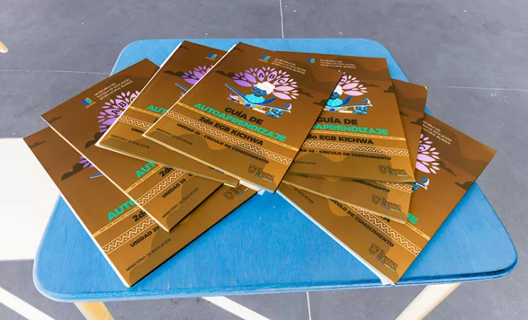 UNICEF entrega 240.000 gu&iacute;as de autoaprendizaje para impulsar la continuidad de la educaci&oacute;n intercultural y biling&uuml;e en Ecuador