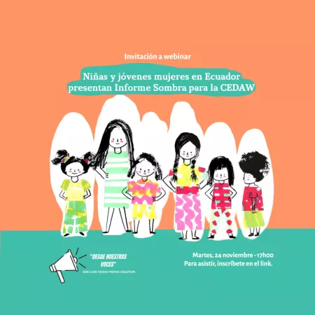 Ni&ntilde;as, adolescentes y j&oacute;venes de Ecuador prepararon Informe Sombra sobre el cumplimiento de su derecho a vivir una vida libre de violencia