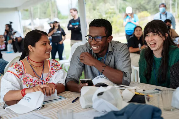 40 j&oacute;venes participaron en taller para aportar a compromisos del Ecuador frente al cambio clim&aacute;tico
