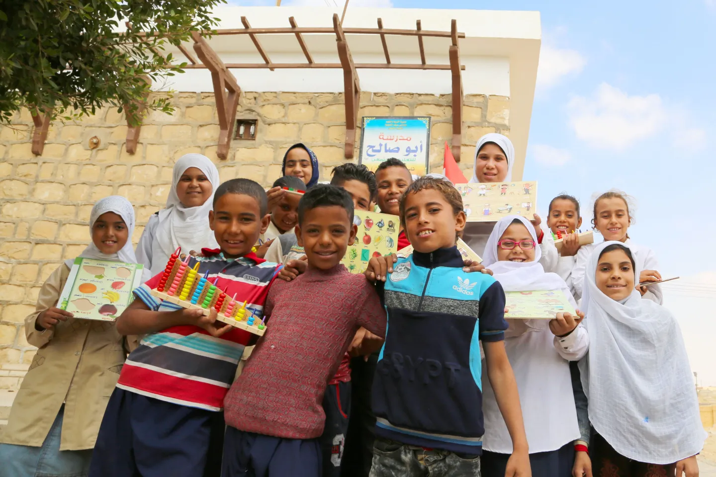 European Union (EU) funding helped UNICEF reach the most deprived children in Beni Suef  through community schools