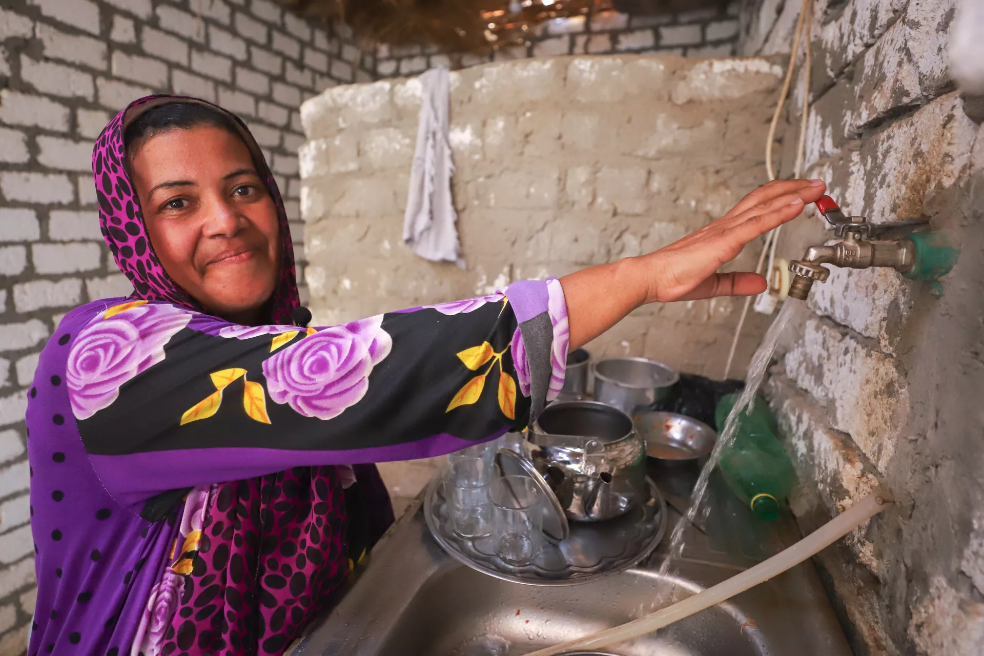 UNICEF and the Baxter International Foundation partner to protect the health of children in Egypt by expanding access to safe water and sanitation