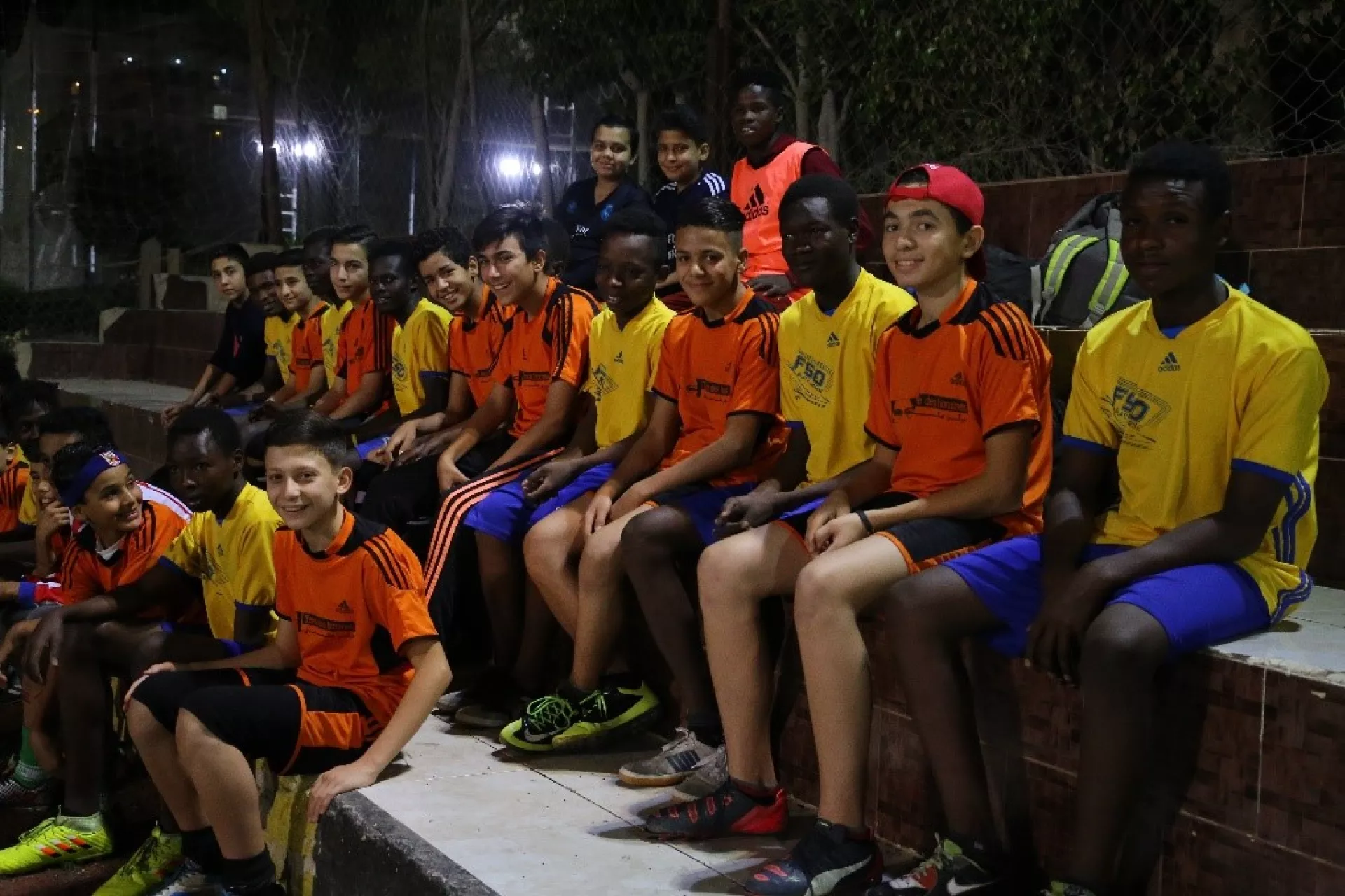 Egyptians, Syrians and Sudanese united by football love