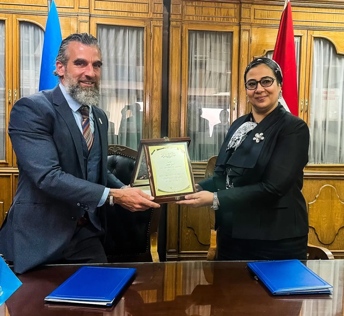 Signing a Memorandum of Understanding (MoU) between the Ministry of Justice and UNICEF for 3 years