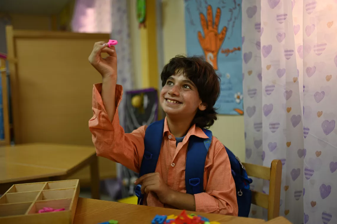 UNICEF supports Aziz Abaza inclusive school  for a better educational experience with the differently-abled children