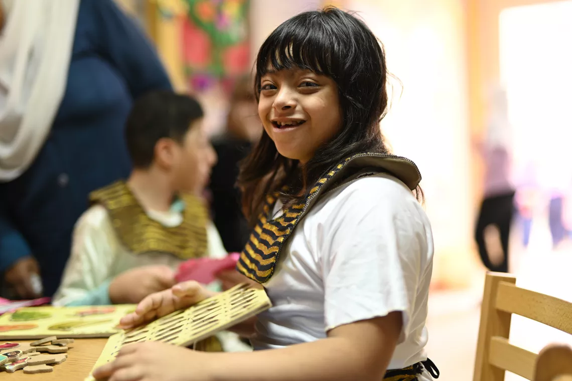 UNICEF supports Aziz Abaza inclusive school  for a better educational experience with the differently-abled children